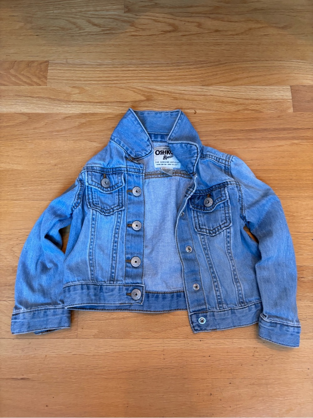 OshKosh B'gosh Classic Light Wash Denim Jacket for Kids